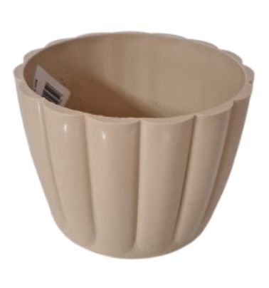 Vaso Bege Cachepot 